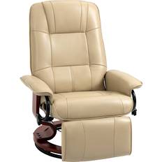 Lounge Chairs Homcom Faux Manual Recliner, Adjustable Lounge Chair