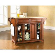 Furniture Crosley Furniture Alexandria Collection KF30001ACH Top Trolley Table