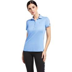Ariat Equestrian Polo Shirts Ariat Womens Talent Polo Reykjavik Blue