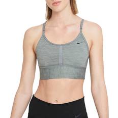 Women's bra Nike Indy UltraBreathe Bra W - black/black/black/dark smoke  grey, Tennis Zone