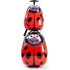Children's Luggage Kiddietotes Ladybug Luggage & Backpack Set Hardshell Rolling Luggage