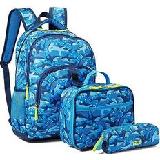 Western Chief Boy's Shark Backpack Navy Navy