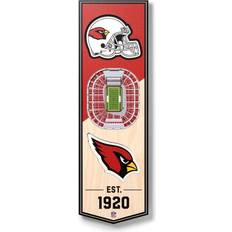 YouTheFan Arizona Cardinals 6'' x 19'' 3D StadiumView Banner