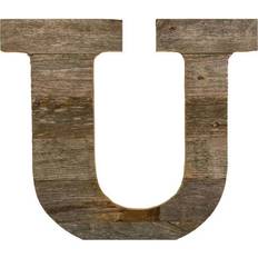 Decorative Items BarnwoodUSA Rustic Large Free Standing Natural Weathered Monogram Letter