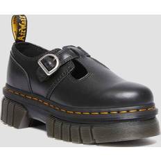 Damen Derby Dr. Martens Damen Nappa Leder Audrick Nappa Lux Mary Jane Plateauschuhe in Schwarz, Größe: Schwarz