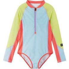 Mehrfarbig Bademode Reima Kid's Aalloilla UV Swimsuit - Light Turquoise (5200181)