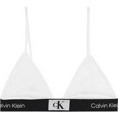 Calvin Klein 1996 Unlined Triangle Bralette - White