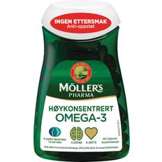Mollers Pharma Høykonsentrert Omega-3, 80