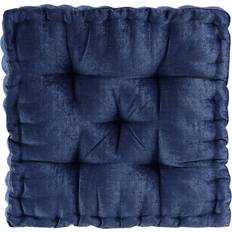 Intelligent Design Chenille Chair Cushions Blue (50.8x50.8)