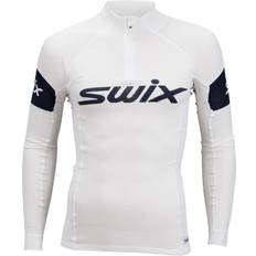 Hvite - L Gensere Swix RaceX Warm Halfzip Mens