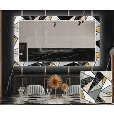 Artforma Backlit Decorative Veggspeil 60x60cm