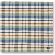 Lexington Multi Checked Cotton/linen Tøyserviett Blå (50x50cm)