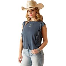 Equestrian Tank Tops Ariat Ladies Washed Jersey Tank Top