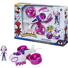 Play Set Hasbro Marvel Spidey & his Amazing Friends 2 in 1 Ghost Spider & Copter Cycle