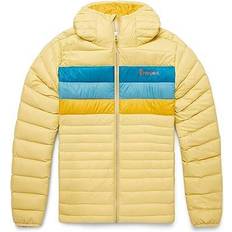 Cotopaxi Women's Fuego Hooded Down Jacket - Wheat Stripes