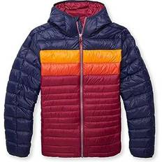 Cotopaxi Women's Fuego Hooded Down Jacket - Maritime/Raspberry