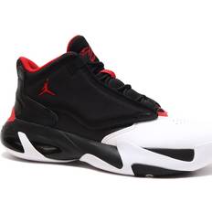 Leather Basketball Shoes Nike Jordan Max Aura 4 M - Black/White/Gym Red