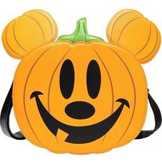 Loungefly Jack o' Lantern Mickey Mouse Crossbody Bag - Orange