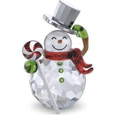 Swarovski Holiday Cheers Dulcis Snowman White Figurine 2.7"