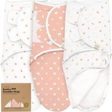 Best Sleeping Bags 3pk Soothe Zippy Baby Swaddles 0-3 Months, Newborn Sleep Sacks, Zipper Swaddle, Wearable Swaddle Blanket Butterflies Butterflies