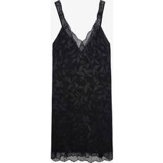 Zadig & Voltaire Renelle Silk Jacquard Dress schwarz