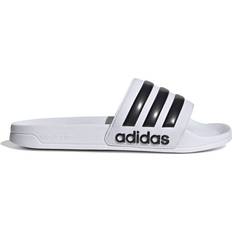 Damen Slides Adidas Adilette Shower - Cloud White/Core Black