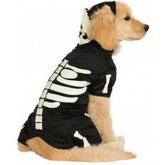 Rubies glow-in-the-dark skeleton hoodie dog halloween costume