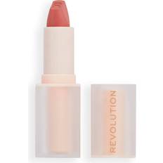 Normal Skin Lipsticks Makeup Revolution Lip Allure Soft Satin Lipstick Brunch Pink Nude
