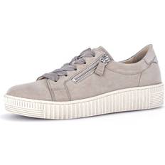 Gabor Beige - Damen Sneakers Gabor sneaker 334.12, rauleder, beige, damen