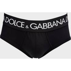 Dolce & Gabbana Men Underwear Dolce & Gabbana Men's 2-Pack Maxi-Logo Briefs BLACK