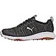 Puma Golf Shoes Puma Men's Fusion Pro Spikeless Golf Shoes Black/Silver