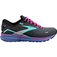 Brooks Black - Women Running Shoes Brooks Ghost 15 W - Black/Blue/Aruba