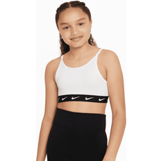 Tops Nike Dri-FIT One Sport-BH für ältere Kinder Mädchen Weiß