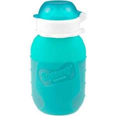 Snacker drikkeflaske/klemmepose 177 ml aqua blue