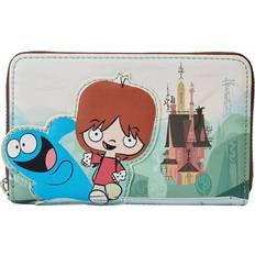 Loungefly 4" Foster's For Imaginary Friends Mac and Bloo Zip Around Wallet