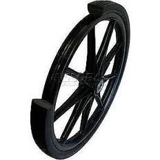 Marathon 92001 20x2 flat free cart tire ribbed tread 2.4" centered hub