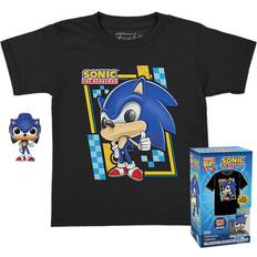 Sonic the Hedgehog Figurinen Funko Pocket POP! & Tee: Sonic the Hedgehog Apparel As Shown M