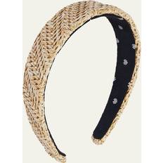 Lele Sadoughi Bessette Raffia Headband NATURAL