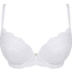 Ann Summers Sexy Lace Planet Padded Plunge Bra - White