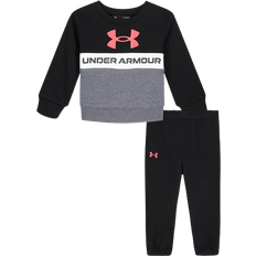 0-1M Tracksuits Under Armour Baby's Pieced Branded Logo Hoodie Set - Black