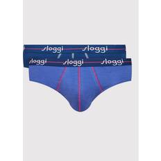 Damen Unterhosen reduziert Sloggi 2er-Set Slips 10206949 Blau