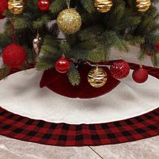 Black Christmas Tree Stands BIGTREE Skirt Thick Christmas Tree Stand