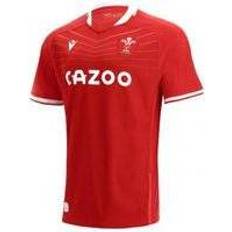 Macron Men's Wales Home Replica Rugby Shirt 2022/23