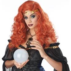 Around the World Long Wigs California Costumes Adult Mystified Gypsy Wig Orange