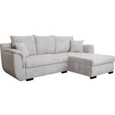 Poco Möbel Poco Functional Corner Grey Sofa 192cm