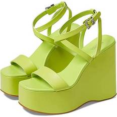 Michael Kors Tøfler & Sandaler Michael Kors Paola Wedge Bright Limeade Women's Shoes Blue