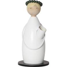 Star Trading Lucia Classic White Weihnachtskerzenhalter 12cm