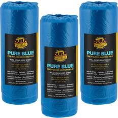 Paint Dura-Gold 177' Long Roll of Pure Blue Pre-Folded Making Film, 3