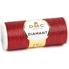 Sewing Thread DMC Diamant Metallic Thread 38.2yd Red Ruby