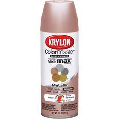 Rose gold spray paint Krylon Colormaster Indoor/Outdoor Aerosol Paint 12oz-Rose Gold